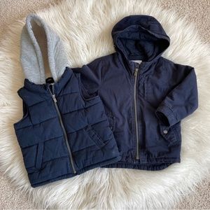 Old Navy Toddler Boy Outerwear PLAY Bundle Both size: 3T